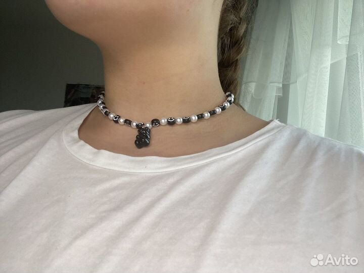 Чокер из бисера
