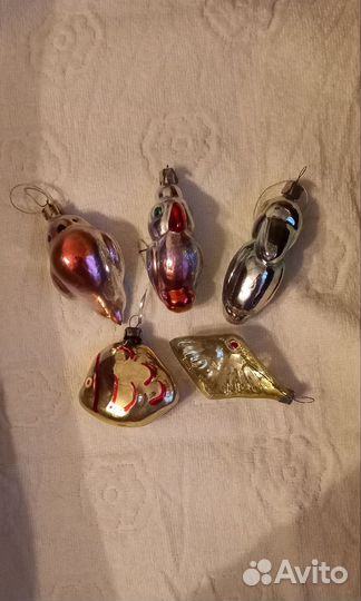 Елочные игрушки СССР
