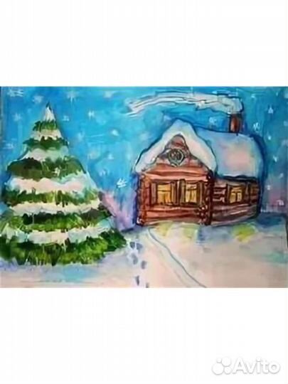 Рисунок в детский сад или школу