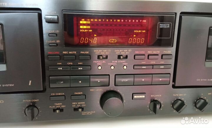 Дека кассетная Teac w-6000R(пульт) 220v