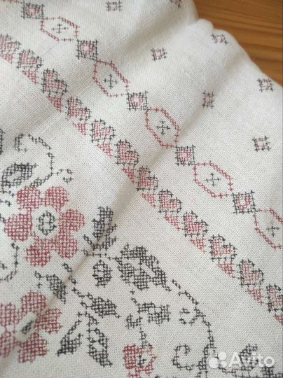 Льняная скатерть с салфетками