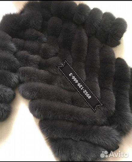 Шуба из песца