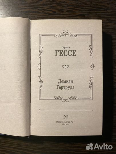 Герман Гессе. Демиан + Гертруда