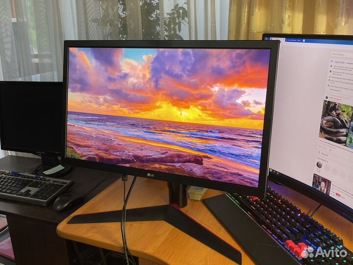 LG UltraGear 24GL650-B 144 гц игровой монитор