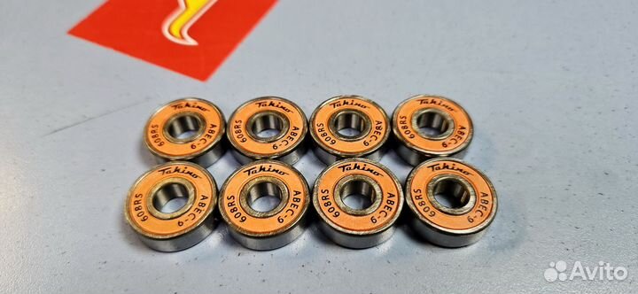 Комплект подшипников Tahino 608-2RS (8шт), abec-9