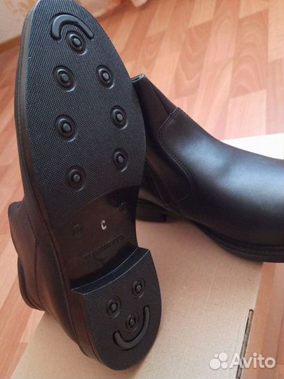 Полусапоги мужские кожаные зимние размер 43