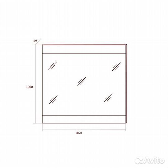 Зеркало к комоду Каналетто Миассмебель