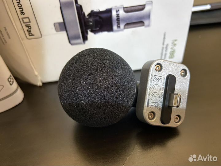 Микрофон проф. Shure MV88 для iPhone/iPad