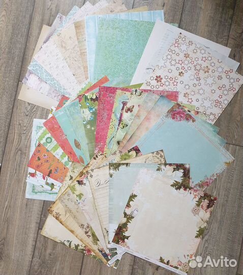 Бумага для скрапбукинга Websters Pages и Prima