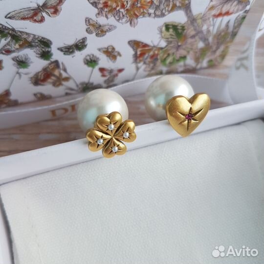 Серьги Dior Tribales Lucky Charms, 2024