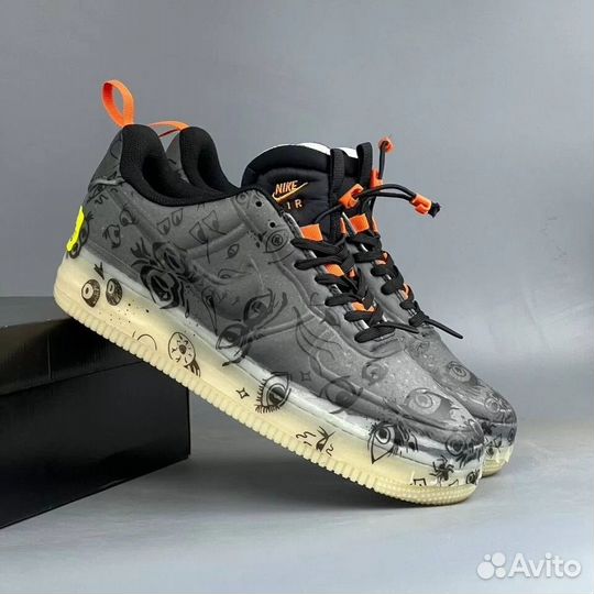 Nike Air Force 1 Low Experimental Halloween Grey