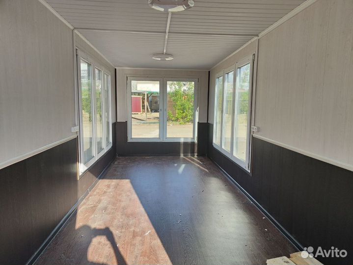 Бытовка деревянная утепленная с электрикой