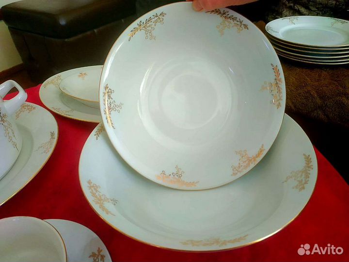Новый столовый сервиз 34 предмета