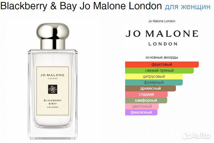 Духи Jo Malone Ассортимент