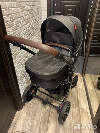 Коляска 2 в 1 эко кожа