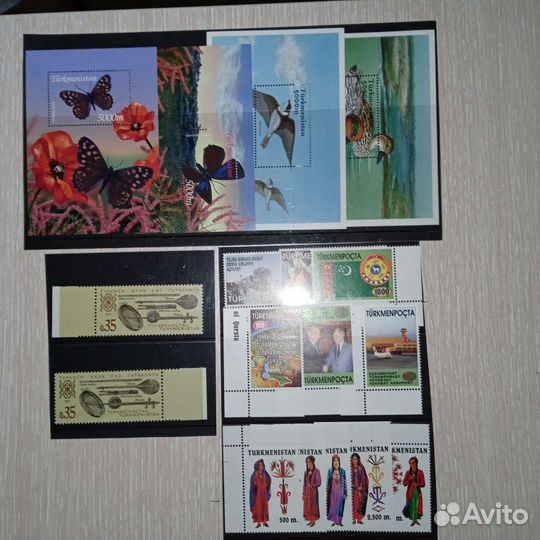 Марки Туркменистана и до.стран
