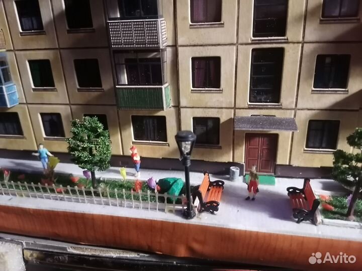 Диорама жилой дом