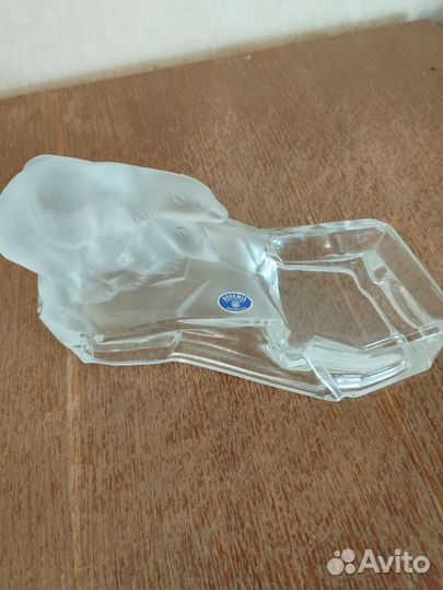 Хрустальная пепельница чехия