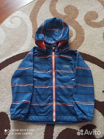 Ветровка для мальчика на флисе 110