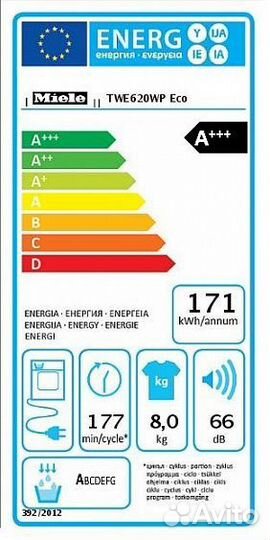 Сушильная машина miele TCE620WP