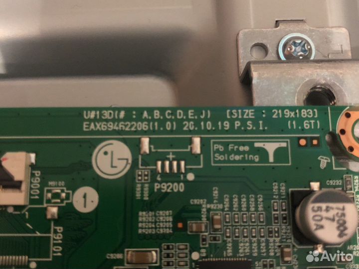 Запчасти для тв LG 43nano776