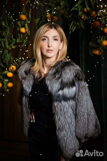 Шуба из чернобурки