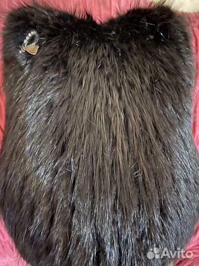 Шапка норковая, безразмерная