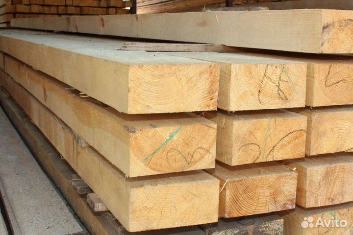 Брусок сухой строганный хвоя сорт ав