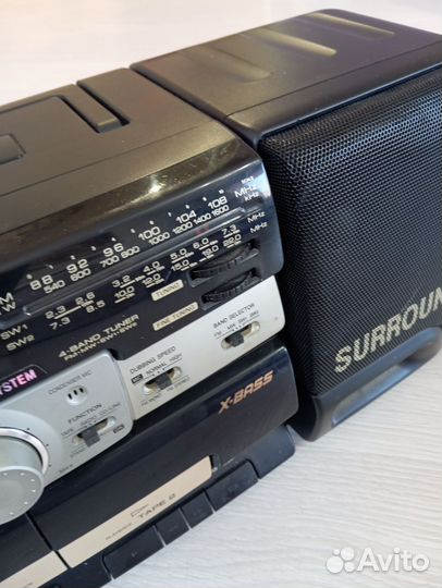 Двухкассетный магнитофон sharp WF-940W