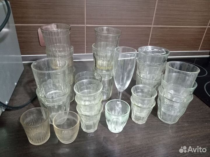 Стаканы рюмки бокалы