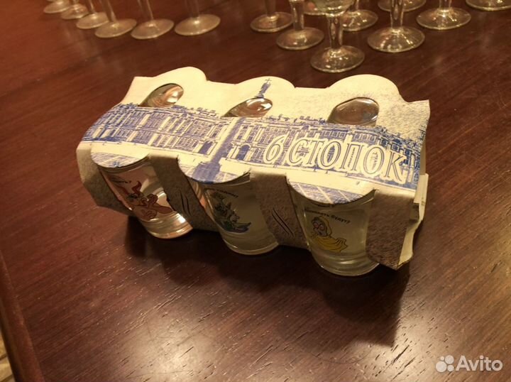 Набор стопок подарочный, 6 шт
