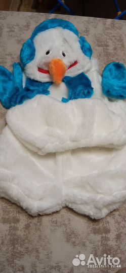 Костюм снеговика 104 /110