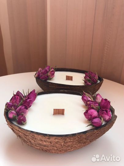 Свеча из натурального соевого воска