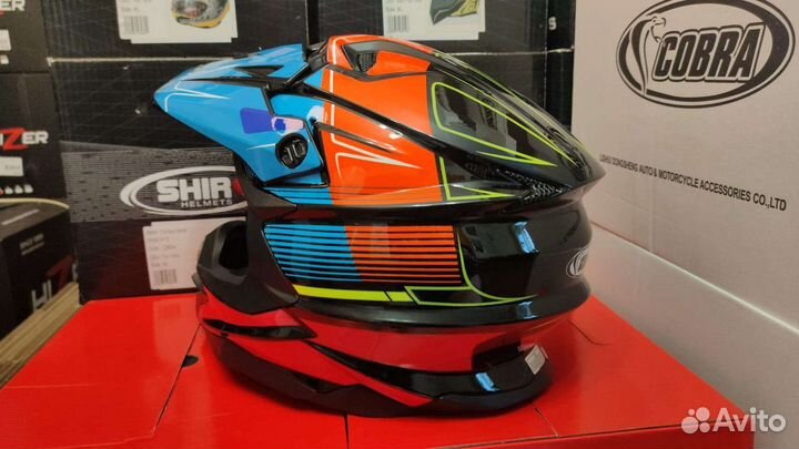 Cobra JK803 Мотокросс 55-58 Black/Orange