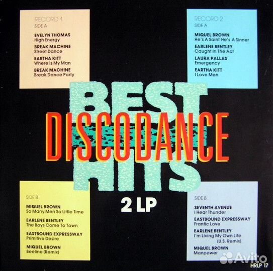 2LP сборник Best Disco Dance Hits /hrlp 17 UK 1984