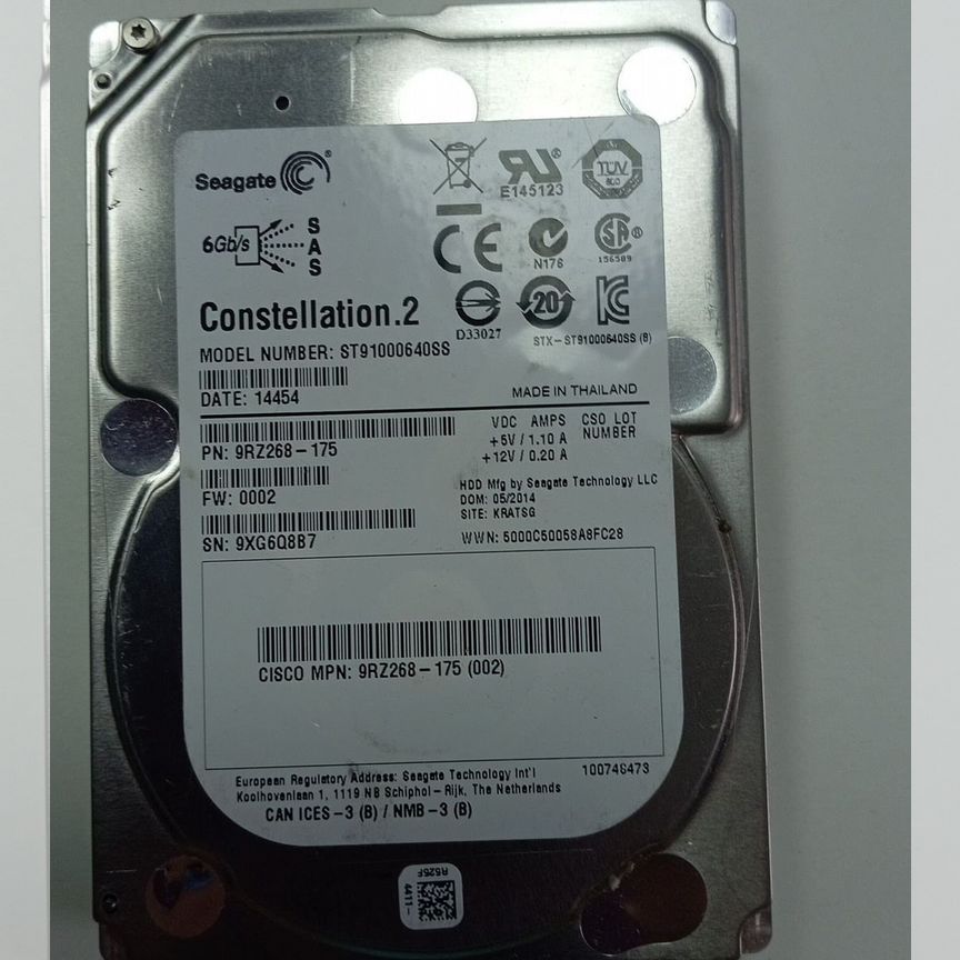 [ST91000640SS] 1tb Sas Hdd Seagate St91000640ss
