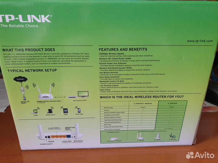 Wifi роутер tp link