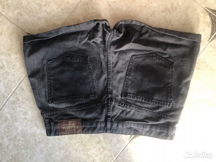 Джинсовые шорты pull bear