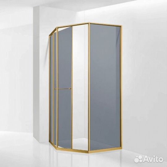 Душевой уголок RGW Stilvoll SV-82Gb R 100x100 тонированный