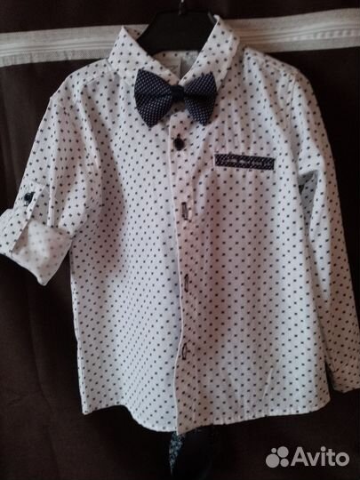 Рубашка на мальчика 98