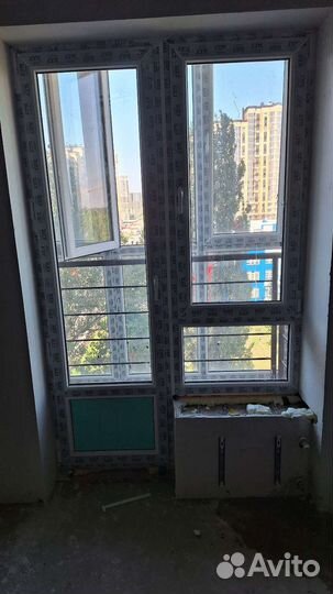 Дверь пластиковая пвх входная бу стекло