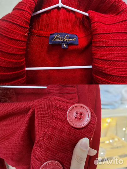 Винтажный кардиган Luisa Spagnoli, S, шерсть