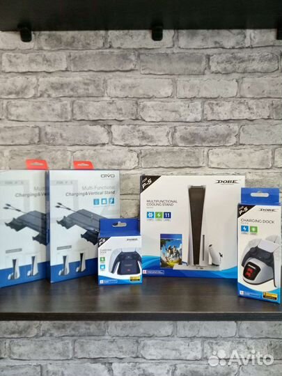 Новые зарядные станции/стенды/ для PS5+Зарядная