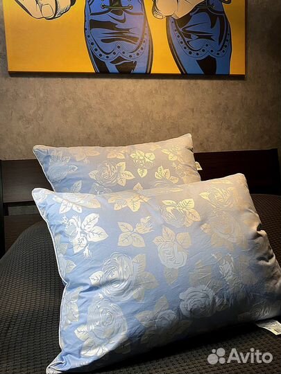 Подушка пух перо новая