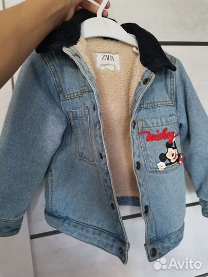 Куртка zara для мальчика 98
