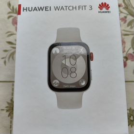Huawei watch fit 3 (белый ремешок)