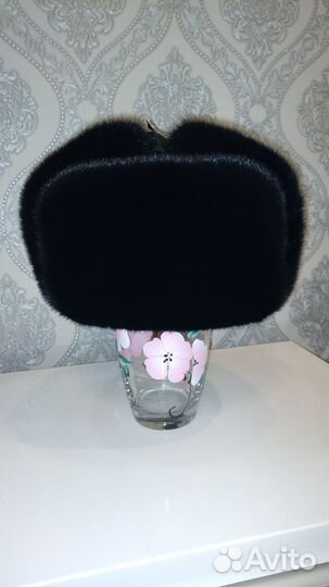 Шапка ушанка мужская норка