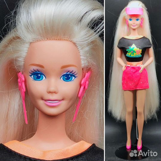 1993 год. Барби Глиттер Хеир. Glitter Hair Barbie