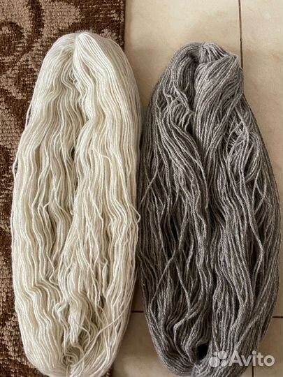 Пряжа полушерстяная