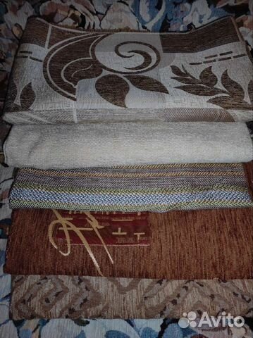 Отрезы мебельной ткани кожзам, рогожка пактом